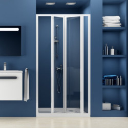 Dušo durys Ravak SDZ3-90, trijų elementų, lankstomos