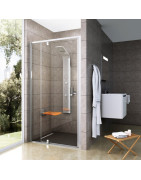 Dušo durys Ravak PDOP2-100, dviejų elementų, varstomos