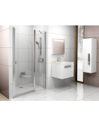 Dušo durys Ravak CSD2-120, dviejų elementų, varstomos