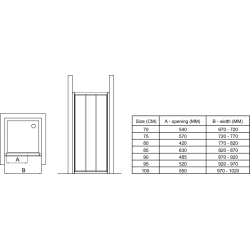Dušo durys Ideal Standard Connect 90cm, stumdomos, sidabras