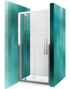 Dušo durys Roth ECDO1N Black, varstomos