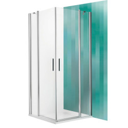 Dušo durys Roth TDO1 Silver, varstomos