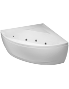 Vonia Balteco Linea 150x150 cm, su apdaila E17, masažinė