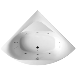 Vonia Balteco Linea 150x150 cm, su apdaila E17, masažinė