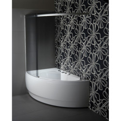 Vonia Balteco Idea 160x95 cm, su apdaila E15 (dešinė)