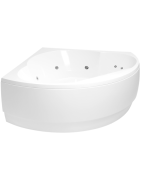 Vonia Balteco Metro 155x155cm, su apdaila E17, masažinė