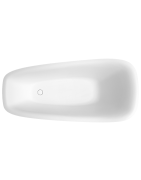 Akmens masės vonia Balteco Mezzo, 182x86 cm