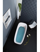 Akmens masės vonia Balteco Mezzo, 182x86 cm