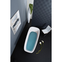 Akmens masės vonia Balteco Mezzo, 182x86 cm