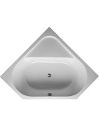 Vonia Duravit D-Code 140x140 cm, penkiakampė