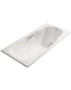 Vonia Jika Praga 170x80cm, su rankenėlėmis