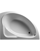 Vonia Kyma Milda 170x120x65cm, su kojelėmis, kairė