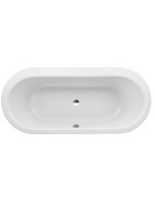Vonia Laufen Solutions 180x80 cm, ovali, įleidžiama