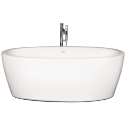 Vonia Paa Arietta 160x76 cm, ovali, laisvai pastatoma