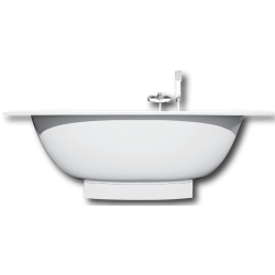 Vonia Paa Verso 170x75cm, stačiakampė, su paneliu