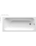 Vonia Ravak Chrome, balta