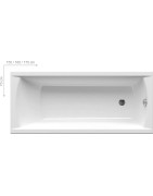 Vonia Ravak Classic 160x70 cm, balta
