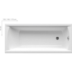 Vonia Ravak Classic 170x70cm, balta