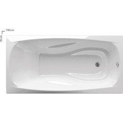 Vonia Ravak XXL 190x95cm, balta