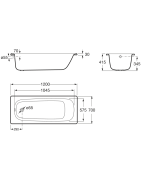 Vonia Roca Contesa 120x70cm
