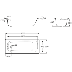 Vonia Roca Contesa 160x70cm