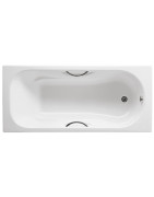 Vonia Roca Malibu, su antislip ir chromuotomis rankenėlėmis