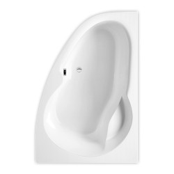 Kampinė asimetrinė vonia Roth Harmonia 160x95 cm, kairė