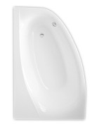 Kampinė asimetrinė vonia Roth Isabella Neo 170x110 cm, R