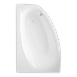 Kampinė asimetrinė vonia Roth Isabella Neo 170x110 cm, L