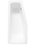 Kampinė asimetrinė vonia Roth Mini 160x70cm, L