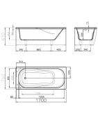 Vonia Vispool Classica 170x75 cm