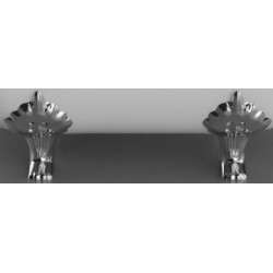 Kojų komplektas voniai Vispool Impero, baltos spalvos