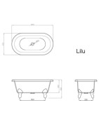 Vonia Vispool Lilu 80x42cm