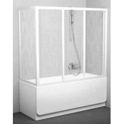 Vonios durys Ravak AVDP3-170, baltos/satino spalvos