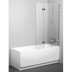 Vonios sienelė Ravak BVS2-100, su skaidriu stiklu, dešinė