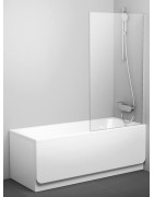 Vonios sienelė Ravak PVS1-80, su skaidriu stiklu