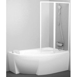 Sulankstoma vonios sienelė Ravak VSK2-170, dviejų dalių