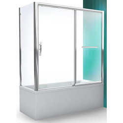 Šoninė sienelė Roth PXVB/700, brillant, skaidrus stiklas