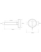 Plaukų džiovintuvo laikiklis Bemeta Omega