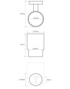 Laikiklis stiklinei Bemeta Omega