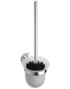 WC šepečio laikiklis Bemeta Omega, pakabinamas, juodas