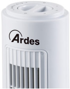Ventiliatorius Ardes Tower Freddy, pastatomas, 75cm, baltas