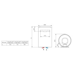 Elektrinis vandens šildytuvas Ariston Lydos Plus 50 V