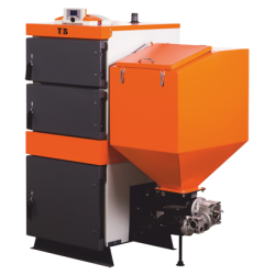 Plieninis granulinis katilas TIS EKO DUO 45, 48kW