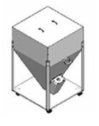 Bunkeris granulėms Elmec, 300kg