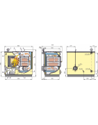 Kieto kuro katilas-viryklė Kalvis K-4ASB-1, dešinė
