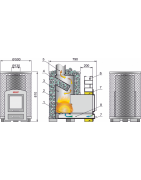Pirties krosnelė Kalvis K-PR3-S, 10kW