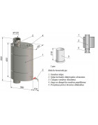 Vandens šildymo bakelis Kalvis pirties krosnelėms, 24L