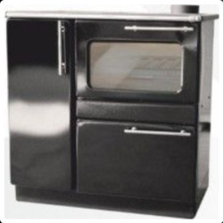 Krosnelė-viryklė Victoria PLAMAK, juoda, 9-12 kW