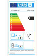 Plieninė krosnelė Victoria Opal Lux-w, 5 kW